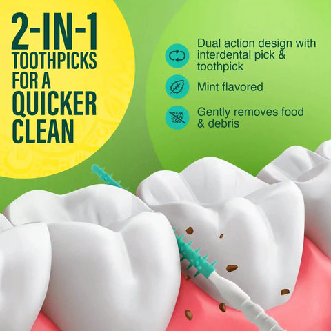 2-in-1 QuickPik Toothpick with Travel Case
