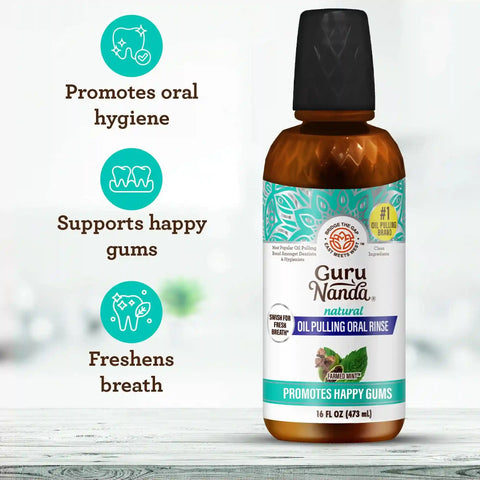 Cocomint Oil Pulling with 7 Essential Oils & Vitamins D3, E & K2