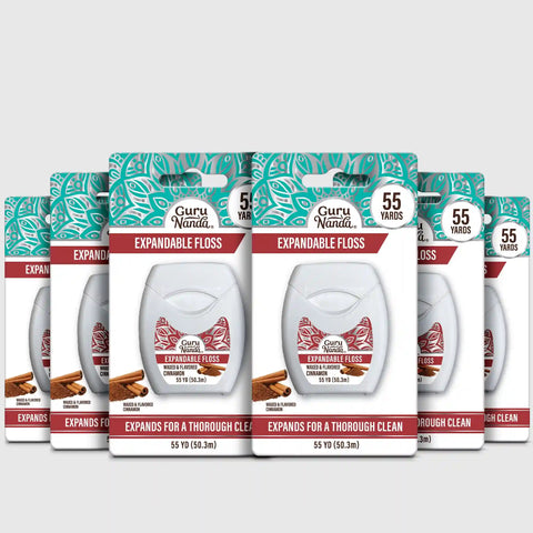 Cinnamon Flavored Expandable Dental Floss – 55 Yards