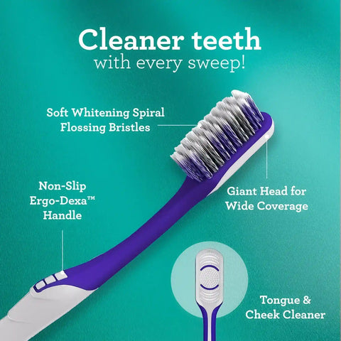 Gentle Giant Whitening Spiral Toothbrush