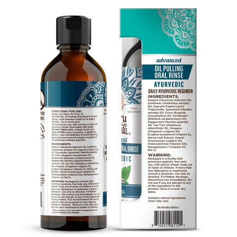 Advanced Oil Pulling with Sesame & Oregano – 8 fl oz