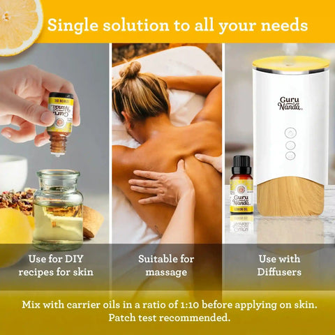 Lemon Essential Oil, 15 ML - 2 PK