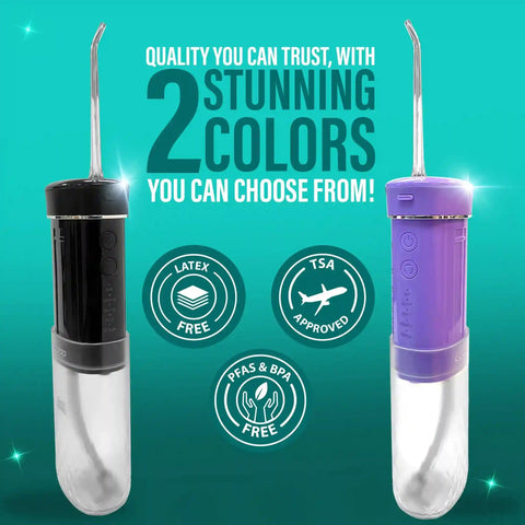 Compact Dental Water Flosser (180 ml)