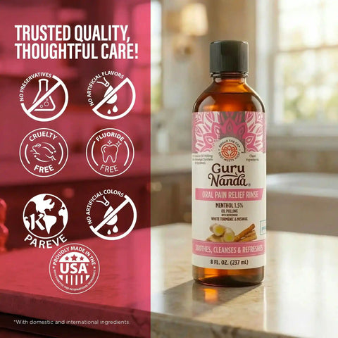 Oral Pain Relief Oil Pulling – 8 fl oz