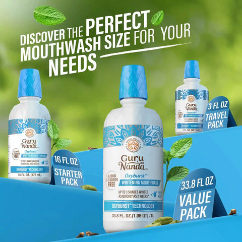 Oxyburst Whitening Oral Rinse, Fresh Mint